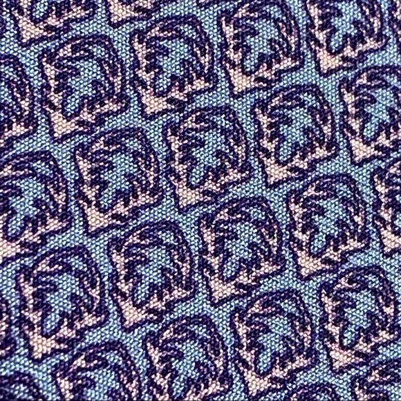 LINKS OF LONDON Silk Logo Tie Deer Stag blue pink - Picture 3 of 6